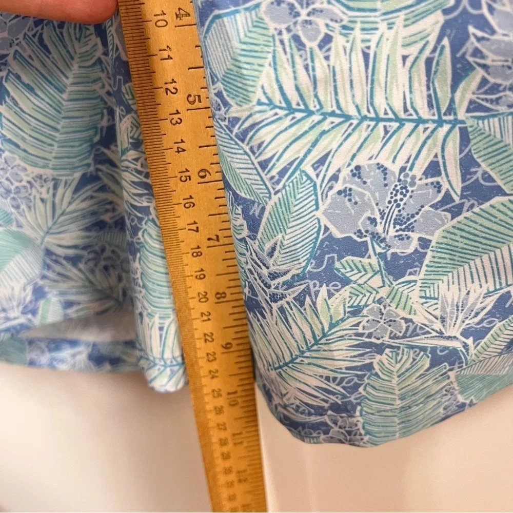Peter Millar Shorts Seaside Grace Bay Print Swim Board Trunks Men’s Large Tall